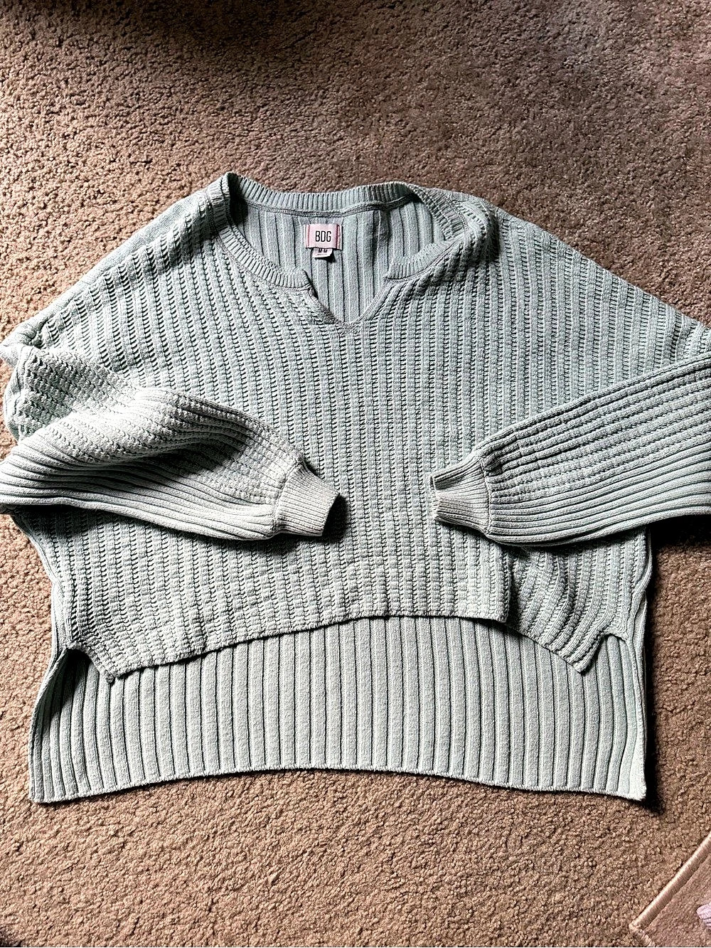 BDG Ribbed Crew Neck Sweater - Picture 3 of 4